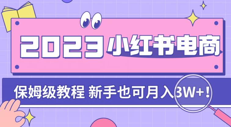 阿本小红书电商陪跑营4.0，带大家从0到1把小红书做起来-启学项目网
