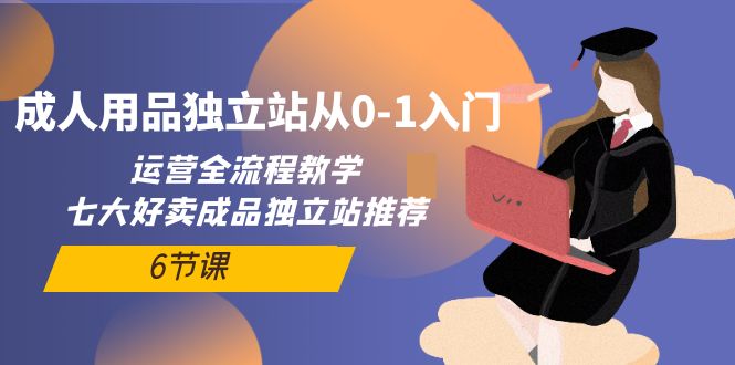 成人用品独立网站从0-1入门：运营全流程教学，七大好卖成品独立站推荐-6节课-启学项目网