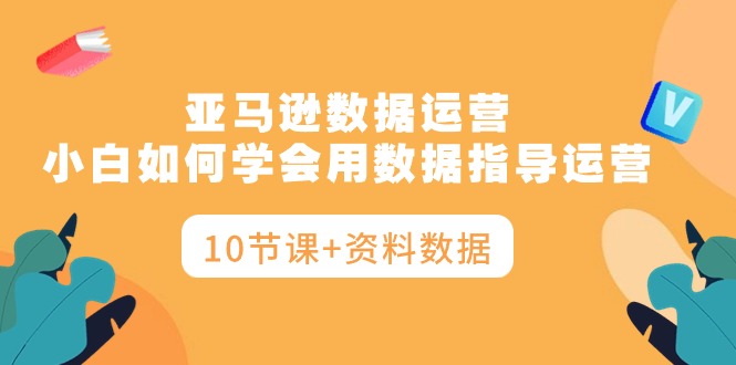亚马逊运营秘籍：小白如何学会用数据指导运营，让你告别盲目决策（10节课+资料数据）-启学项目网