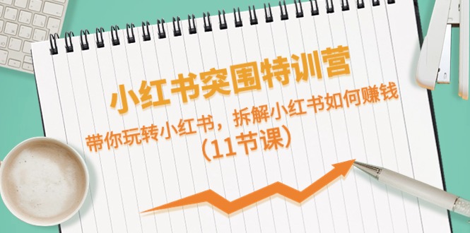 小红书突围特训营，带你玩转小红书，拆解小红书如何赚钱（11节课）-启学项目网
