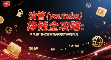 油管(youtube)挣钱全攻略：从开通广告收益到国内收款的实操指南-启学项目网