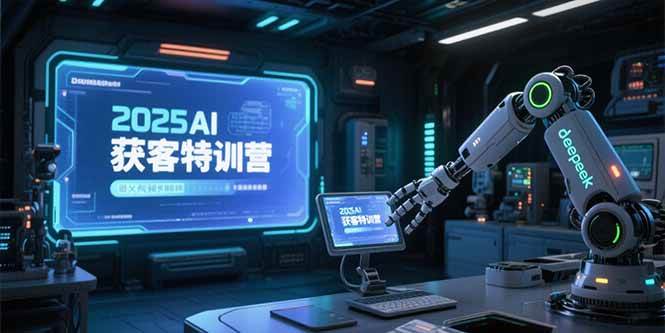 2025AI获客特训营，AI图文视频全制作，deepseek工具实操教学-启学项目网