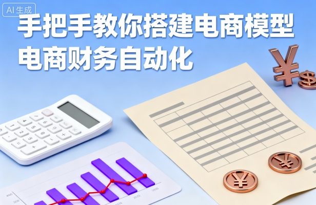 手把手教你搭建电商模型-电商财务自动化-启学项目网